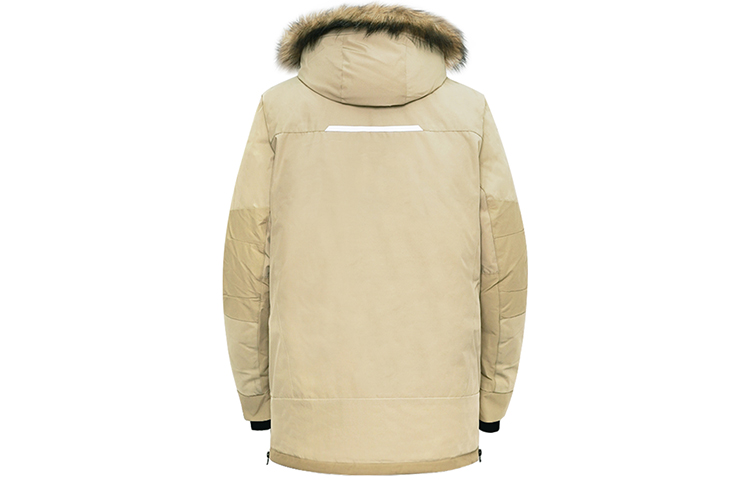 Lookbook New Balance Brown Multi-Pocket Winter Down Jacket Unisex Casual Coat NP943051-BEI