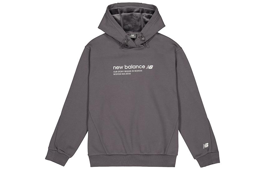 New Balance Brown Pullover Hoodie Casual Sweatshirt NCD46191-DKG