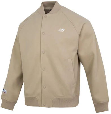 ニューバランス ブラウン シングルボタン 快適スタンドカラー ジャケット NME11051-BEI Order ニューバランス ブラウン シングルボタン 快適スタンドカラー ジャケット NME11051-BEI