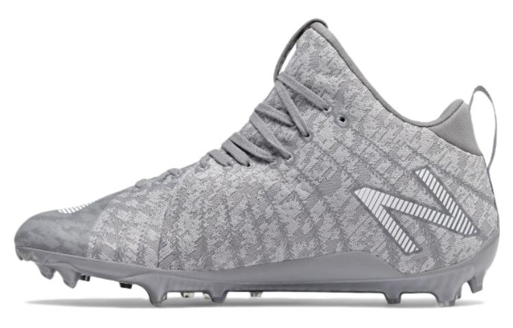 New Balance BurnX2 Mid Lacrosse Cleat 'Grey' BURNXMG2