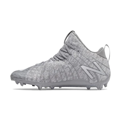 NB BurnX2 Mid Lacrosse Cleat 'Grey'