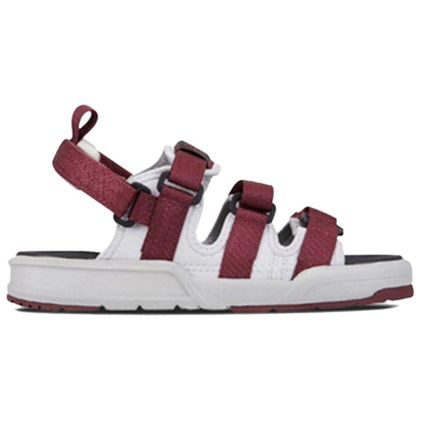 Lookbook New Balance 舒適百搭 海灘涼鞋 男女款 酒紅色