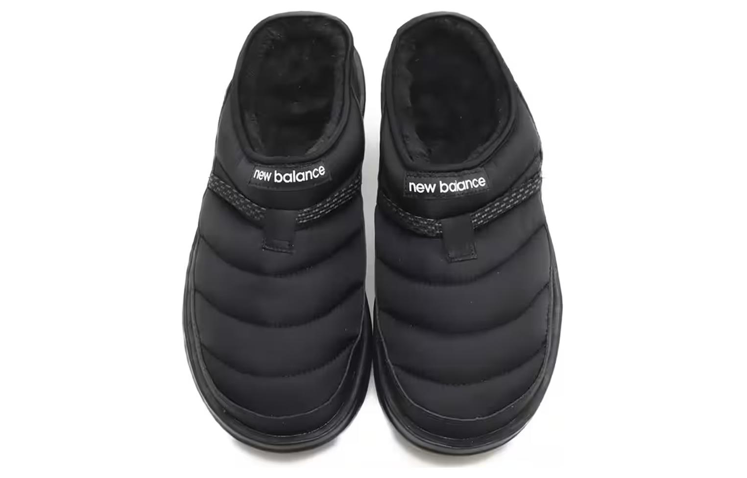 Shop New Balance 舒適百搭 保暖 低筒 生活休閒鞋 男女同款 黑色