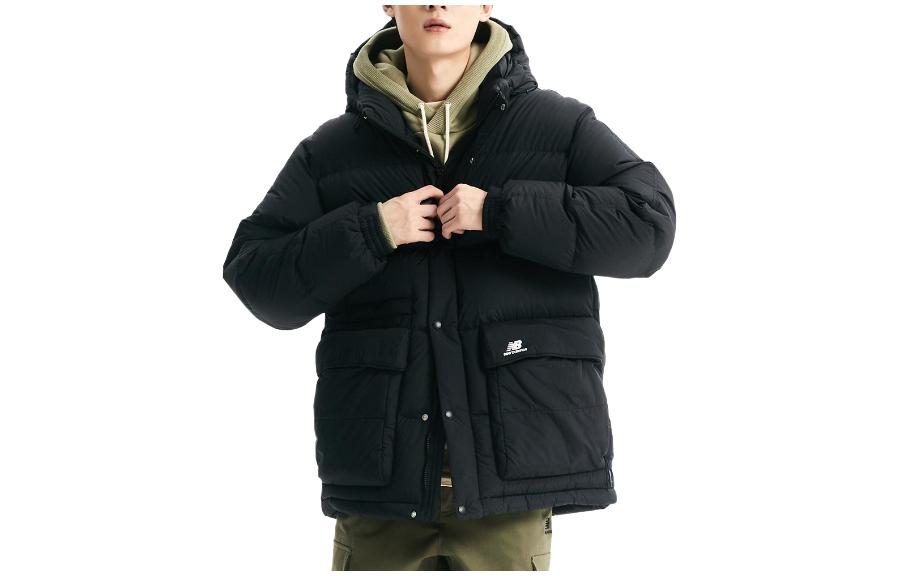 New Balance Casual Black Full-Zip Hoodie Jacket NBNPD41113-19
