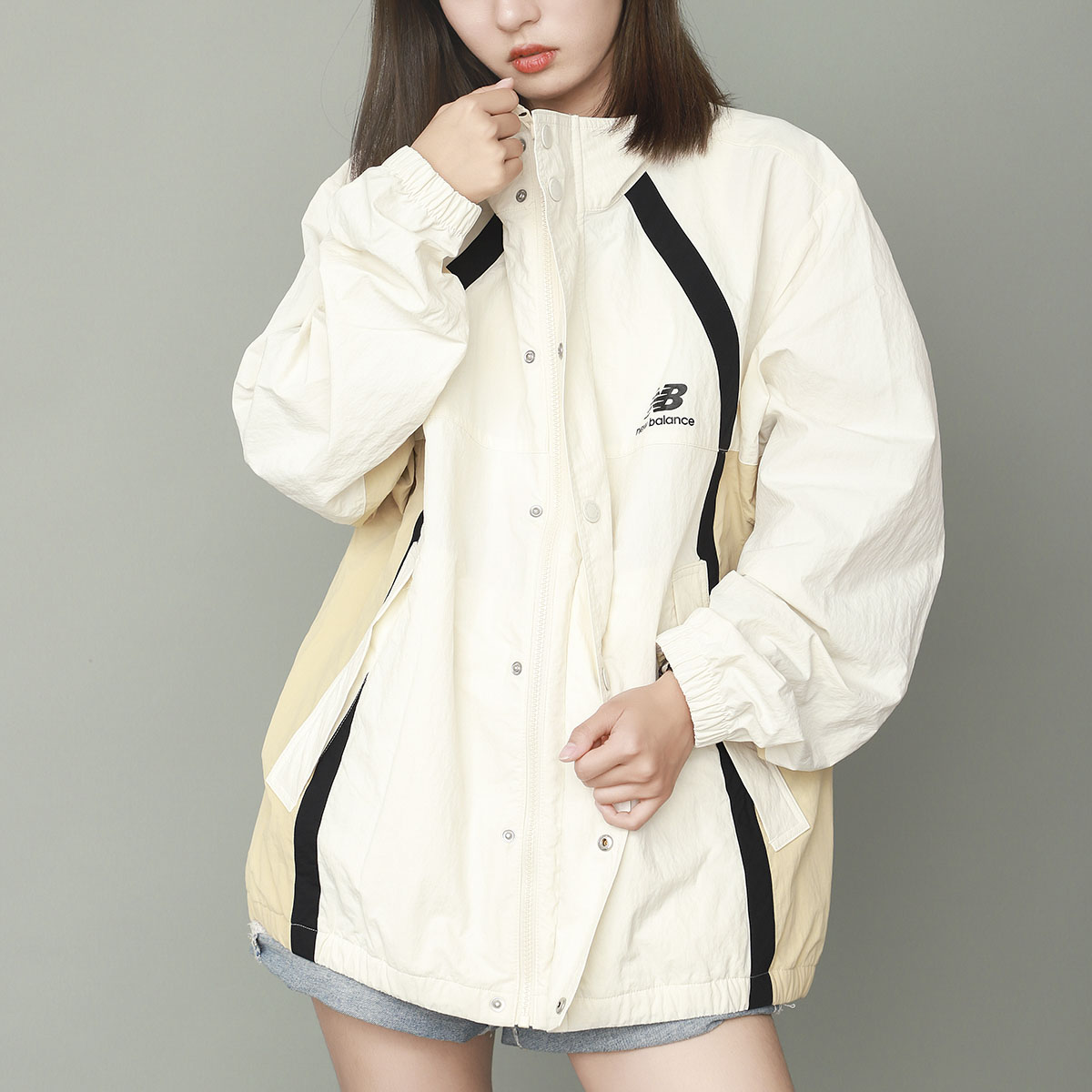 New Balance Casual Breathable Woven Jacket Off-White AMJ13358-IV 圖 4