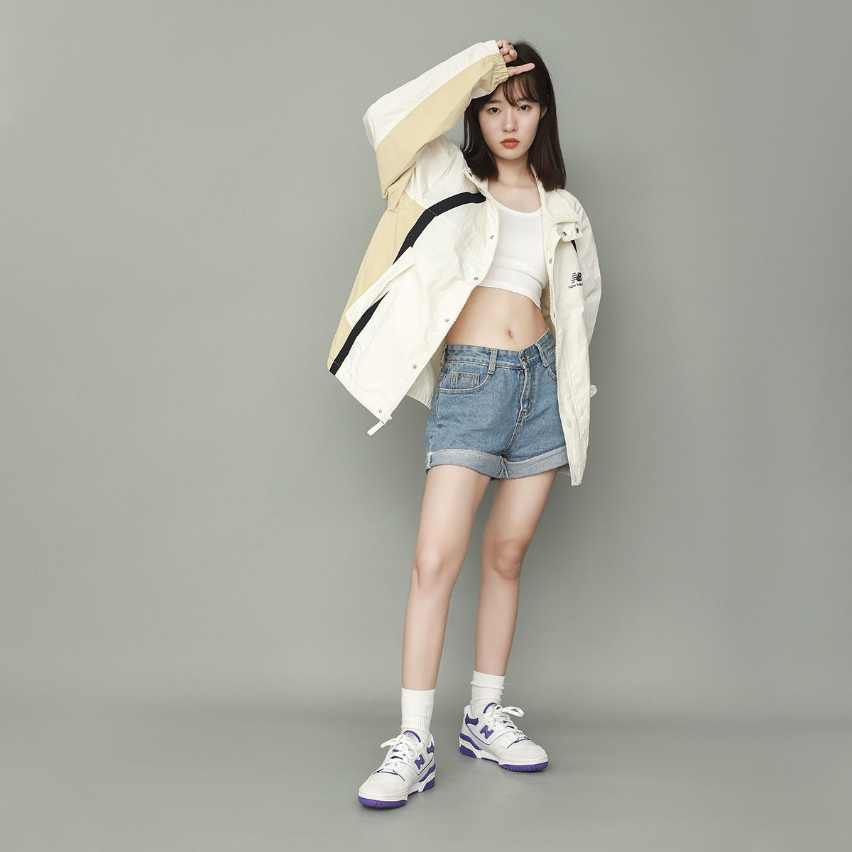 New Balance Casual Breathable Woven Jacket Off-White AMJ13358-IV 圖 5