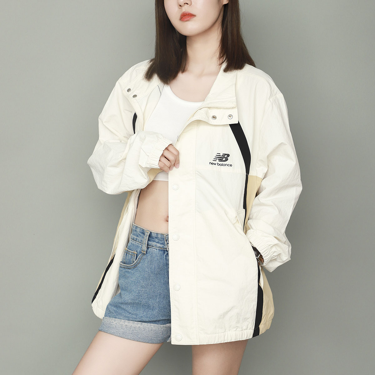 New Balance Casual Breathable Woven Jacket Off-White AMJ13358-IV 圖 8