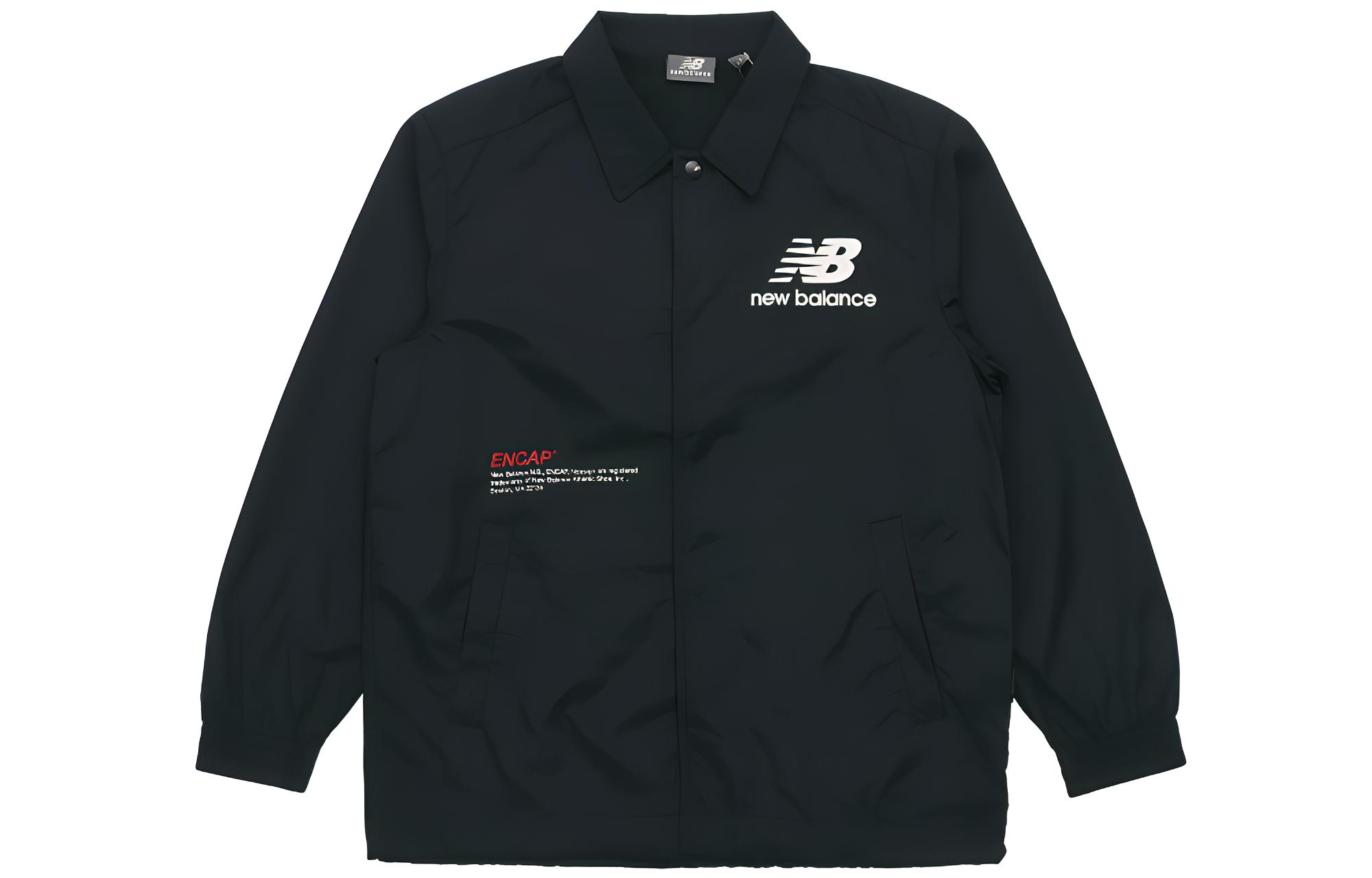 New Balance Casual Coach Jacket Black Unisex NAA24013-BK