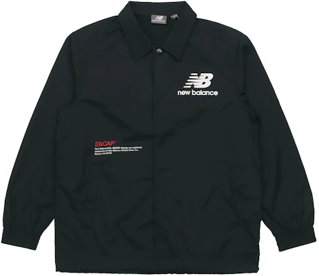 ニューバランス カジュアル コーチジャケット ブラック ユニセックス NAA24013-BK Order ニューバランス カジュアル コーチジャケット ブラック ユニセックス NAA24013-BK