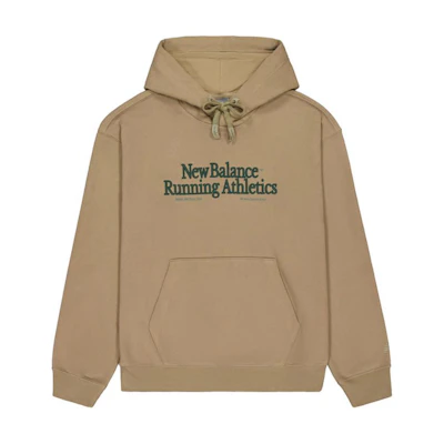 New Balance Casual Comfy Hoodie in Dark Khaki NCE31091-DB