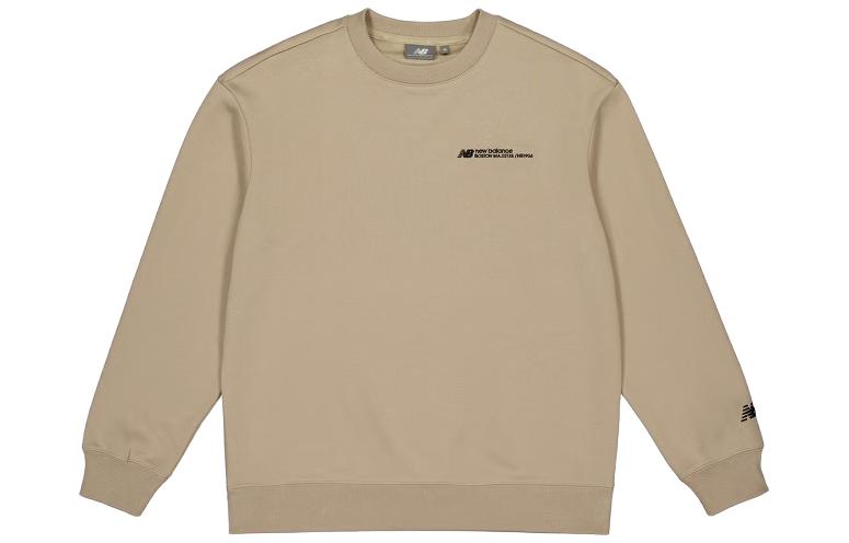 New Balance Casual Crewneck Pullover Sweatshirt Khaki NCD43081-LBE