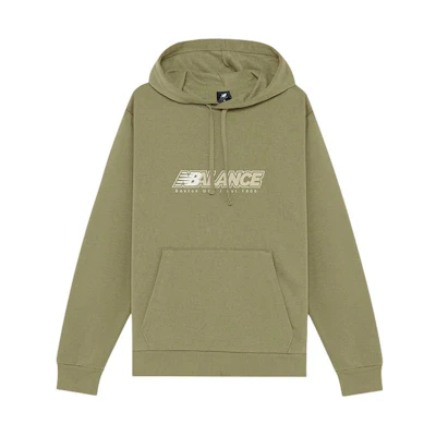 New Balance Casual Fleece Hoodie Khaki Color AMT13340-OV