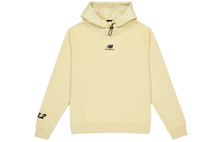 New Balance Casual Logo Hoodie Unisex Off-White MT33602-GO
