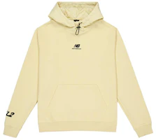 New Balance Casual Logo Hoodie Unisex Off-White MT33602-GO New Balance Casual Logo Hoodie Unisex Off-White MT33602-GO