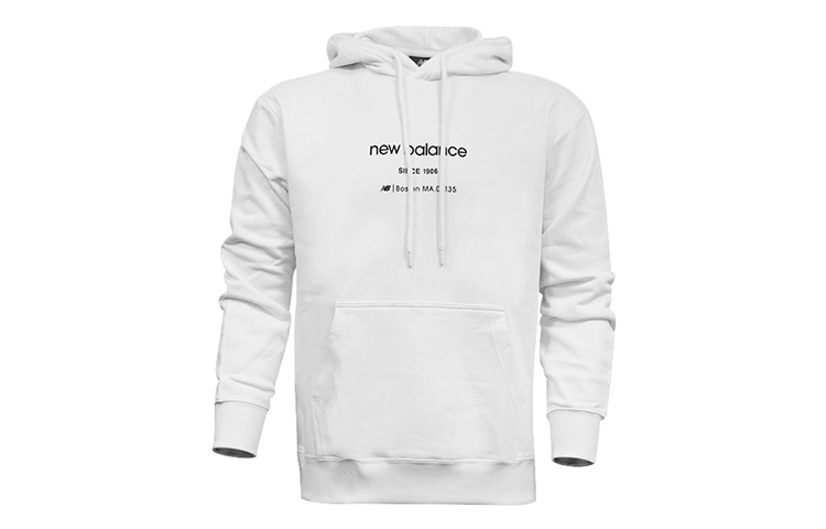 New Balance Casual Pullover Hoodie Unisex Cream White NCA4E023-IV