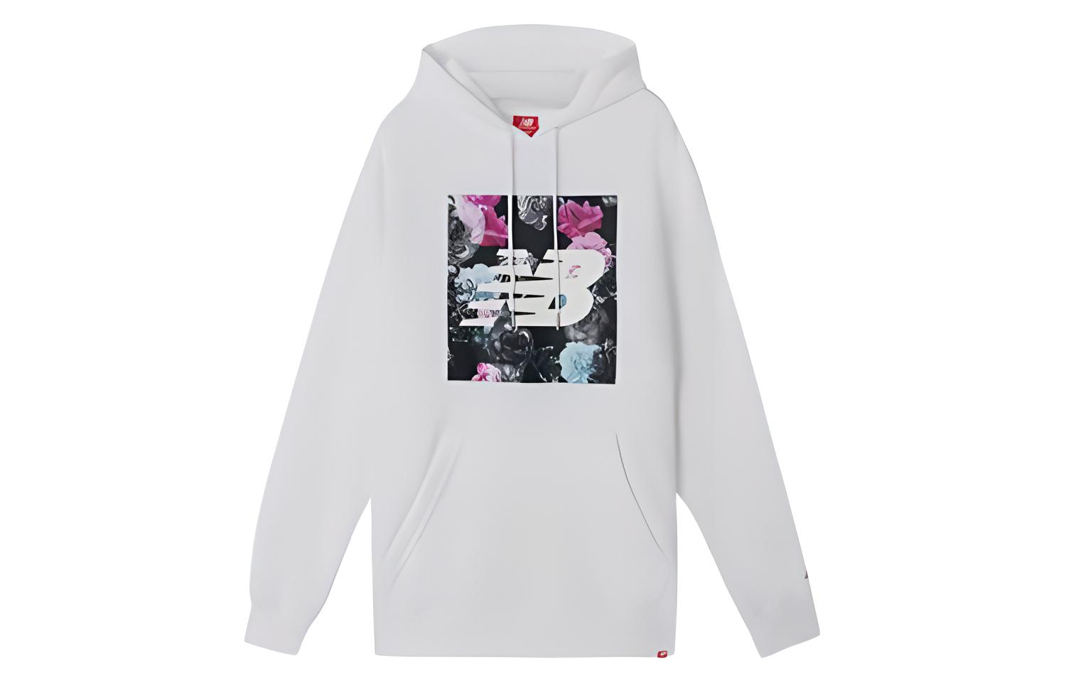 New Balance Casual Pullover Hoodie White (Unisex) AMT93680-WT