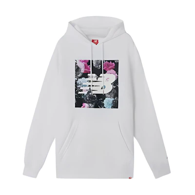 New Balance Casual Pullover Hoodie White (Unisex) AMT93680-WT