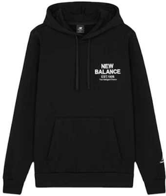 Sudadera Negra Casual con Capucha New Balance. AMT14317-BK Order Sudadera Negra Casual con Capucha New Balance. AMT14317-BK