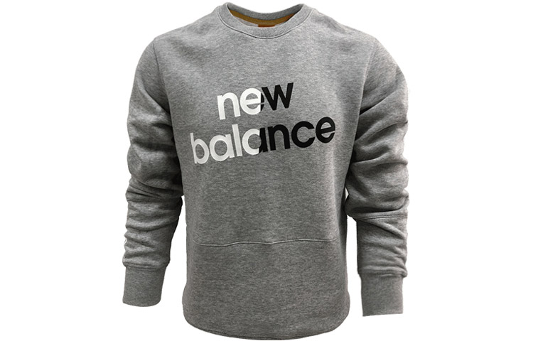 New Balance Casual Pullover Sweatshirt Grey AMT83576-AG