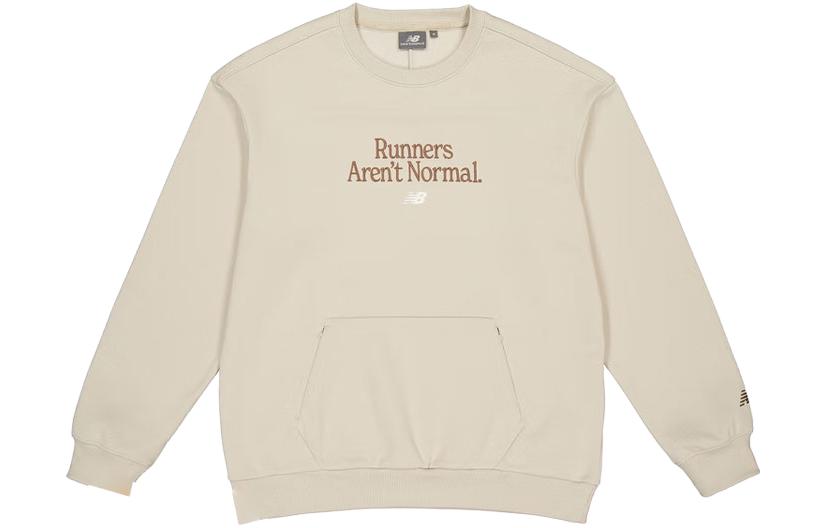 New Balance Casual Pullover Sweatshirt Khaki Color NCD45101-LBE