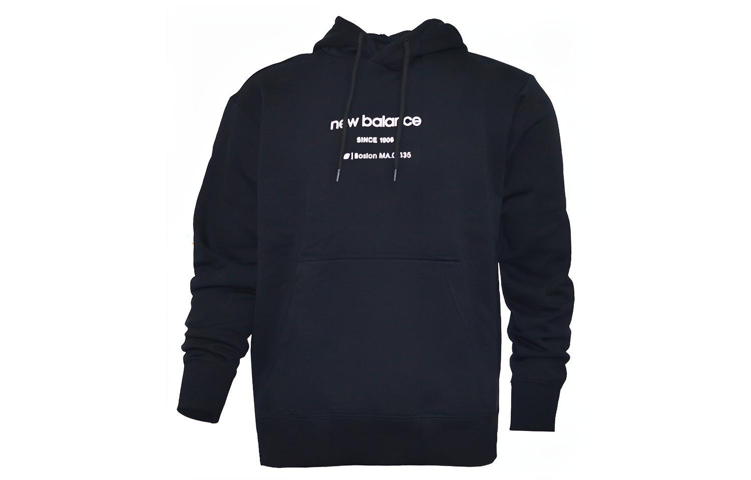 New Balance Casual Sports Pullover Hoodie Black (Unisex) NCA4E023-BK