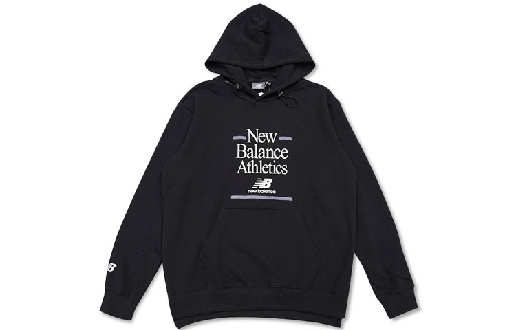 New Balance Casual Sports Pullover Hoodie Black (Unisex) NC933041-BK