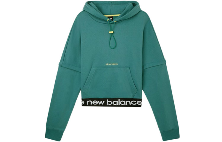 New Balance Casual Unisex Short Sweatshirt - Green AWT03362-SEL