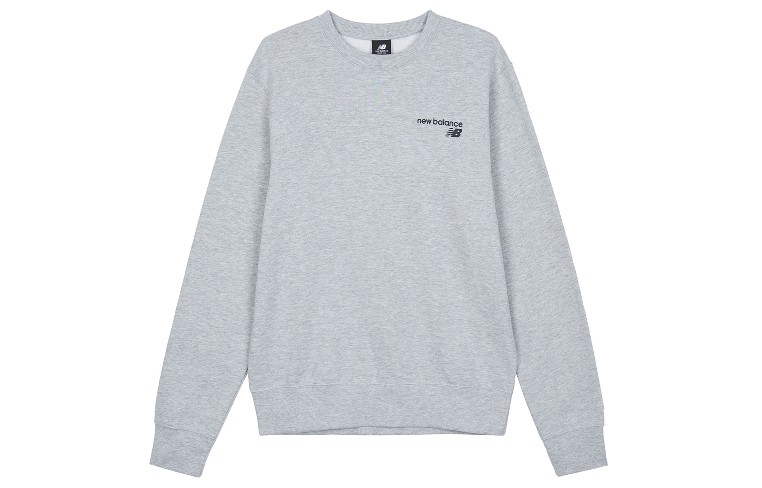 New Balance CCF Crew Grey Pullover Sweatshirt Casual Sportswear MT03911-AG