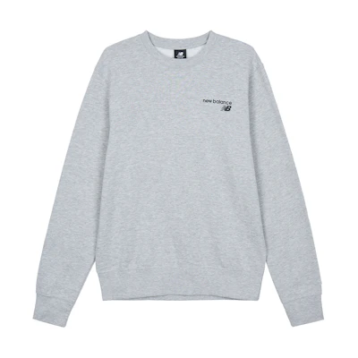 New Balance CCF Crew Grey Pullover Sweatshirt Casual Sportswear MT03911-AG