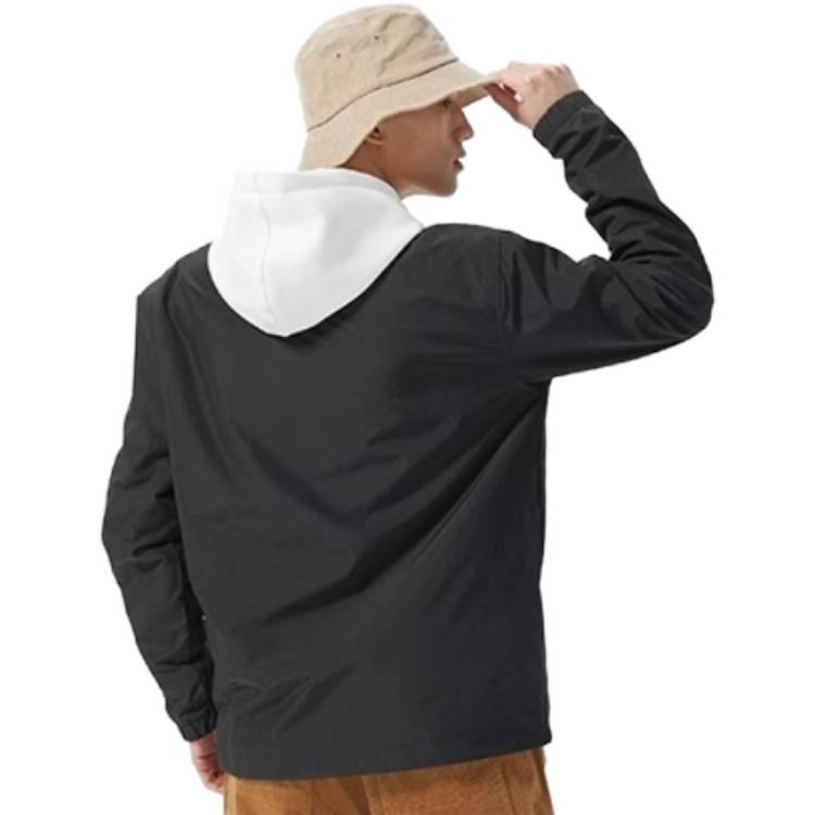 Details for New Balance 經典常青教練外套 黑色 男女休閒秋季服飾 AMJ21551-BK