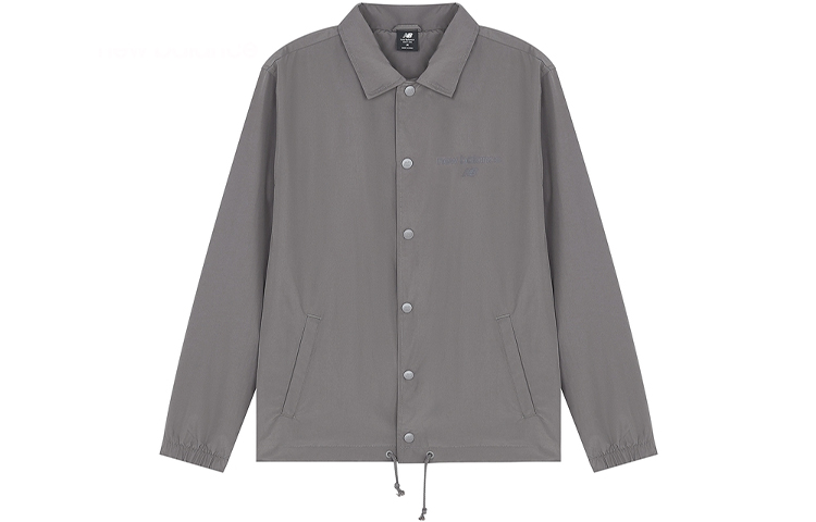 New Balance Classic Evergreen Coach Jacket Gray Unisex AMJ21551-CEL