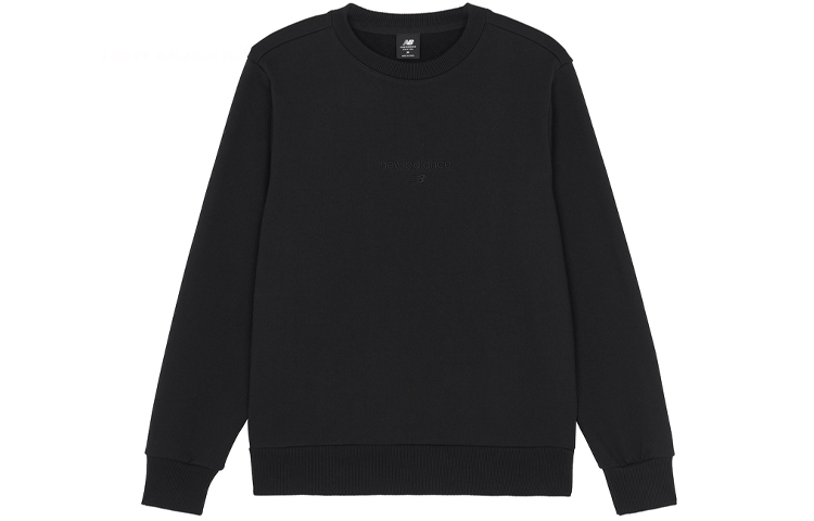 New Balance Classic Evergreen Heavyweight Pullover Crewneck Sweatshirt Black Unisex AMT21555-BK