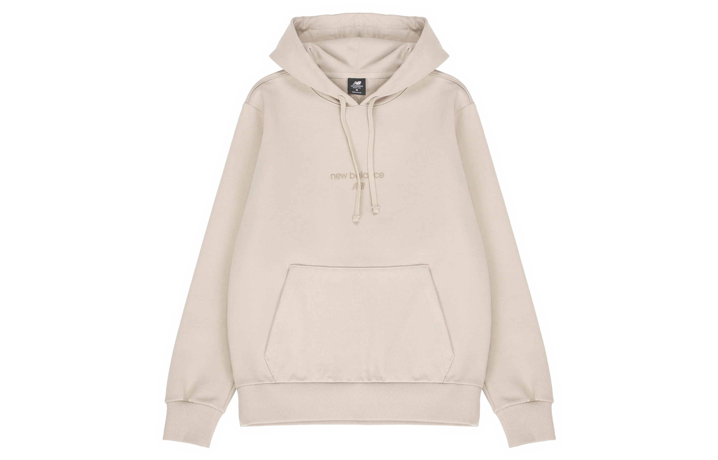 New Balance Classic Evergreen Unisex Pullover Hoodie Knit Beige - Fall Collection AMT21570-PEB