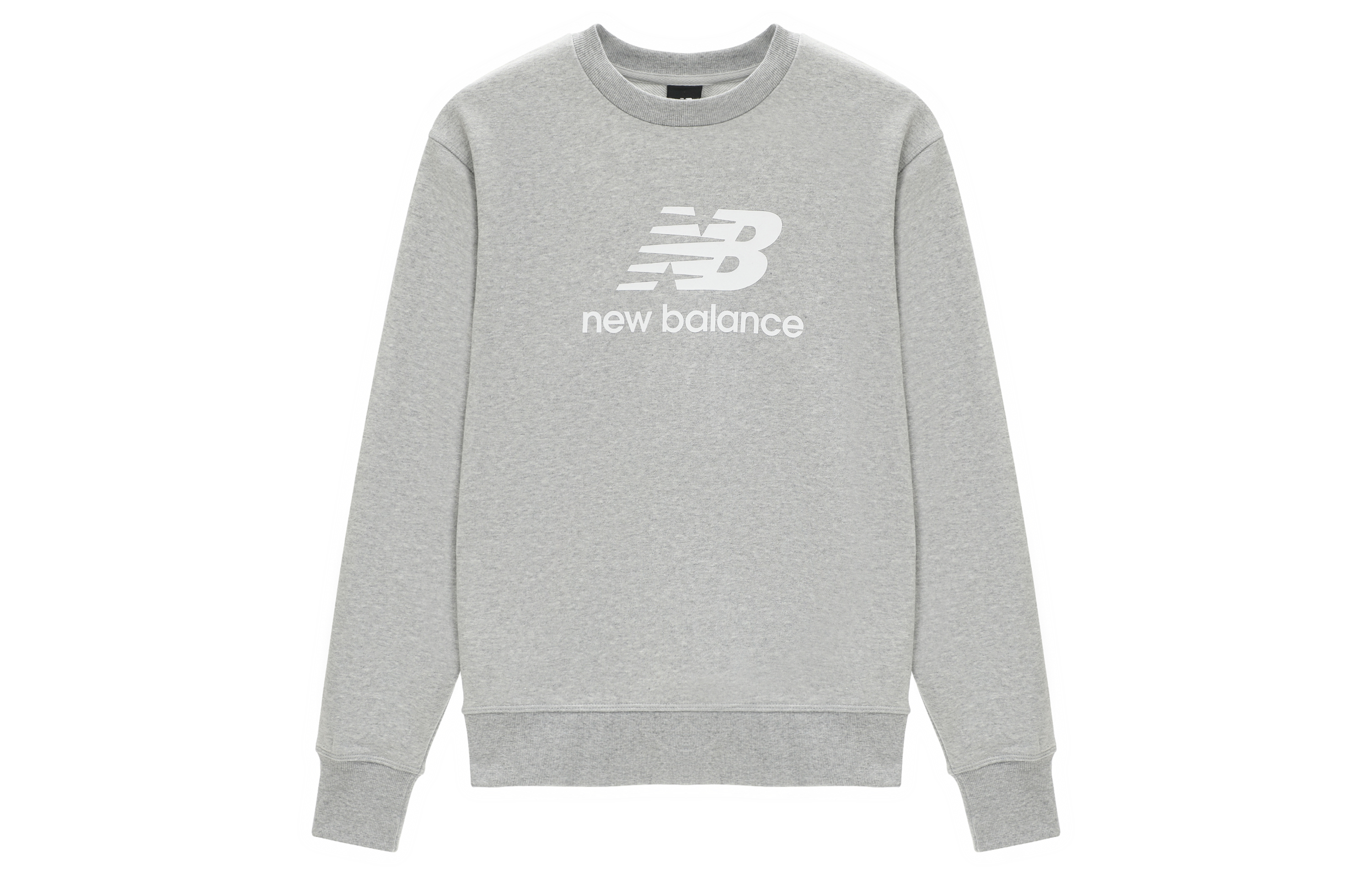 New Balance Classic Logo Crewneck Sweater Unisex - Light Grey Retro Style AMT31538-AG