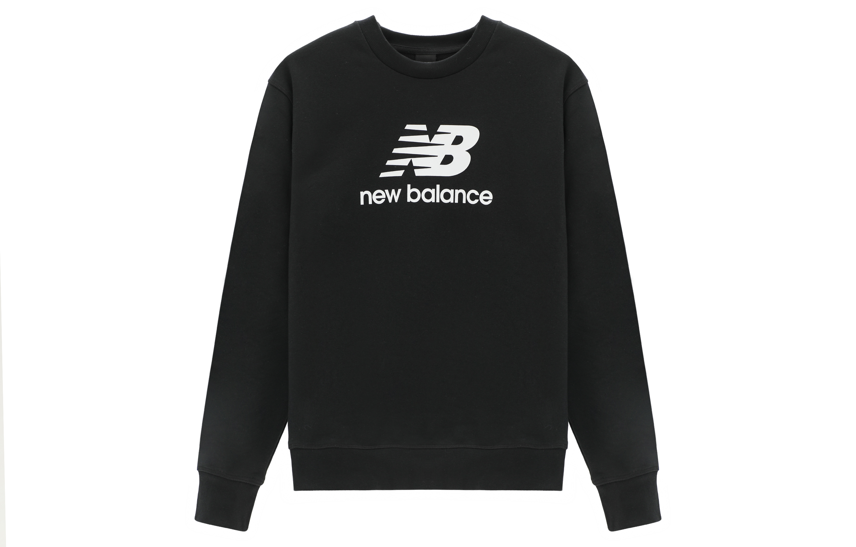 New Balance Classic Logo Vintage Black Crewneck Sweatshirt Unisex AMT31538-BK