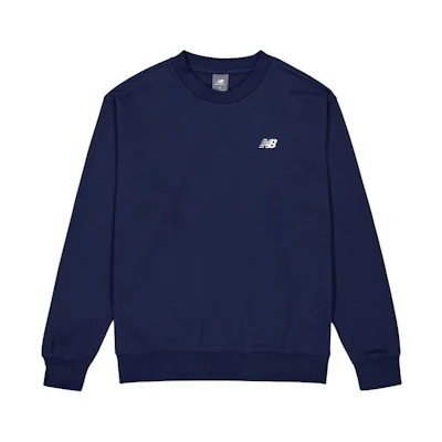 New Balance Classic Navy Blue Crewneck Pullover Sweatshirt MT41507-NNY