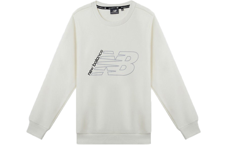 New Balance Classic Pullover Sweatshirt White Casual Wear NCA3S521-IV