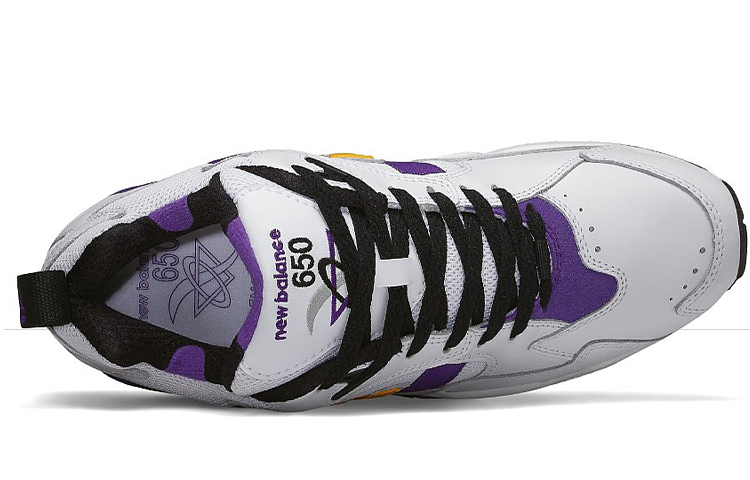 Lookbook New Balance CLASSIC RUNNING 'White Purple Yellow' ML650WNW