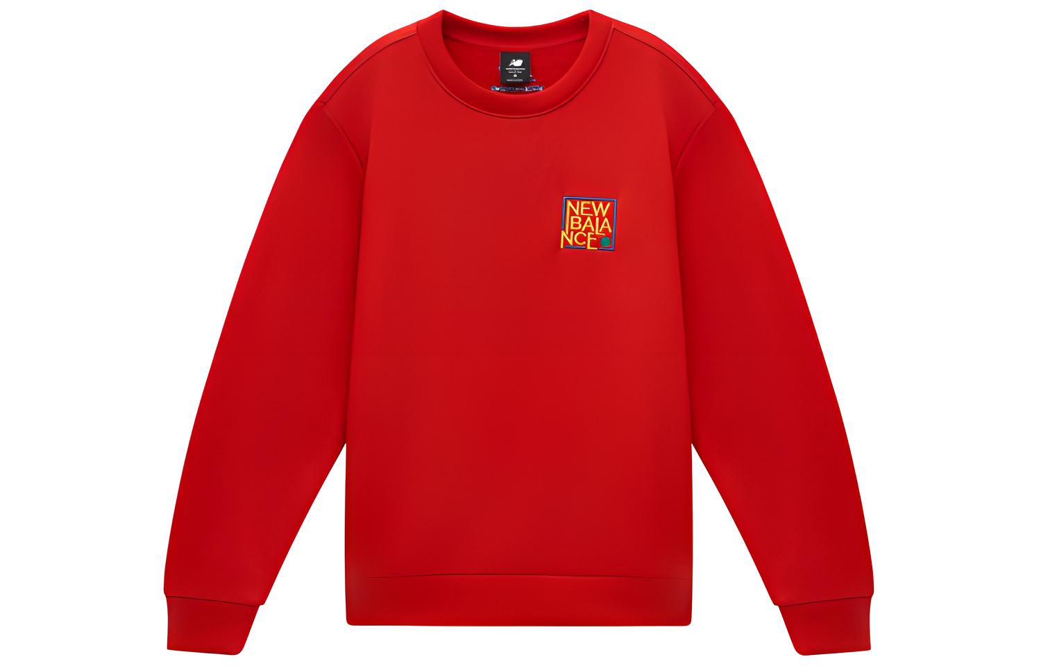 New Balance CNY Chinese New Year Logo Embroidered Sweatshirt Red () AMT11309-ENR