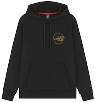 New Balance CNY Logo Print Pullover Hoodie Black AMT21351-BK New Balance CNY Logo Print Pullover Hoodie Black AMT21351-BK