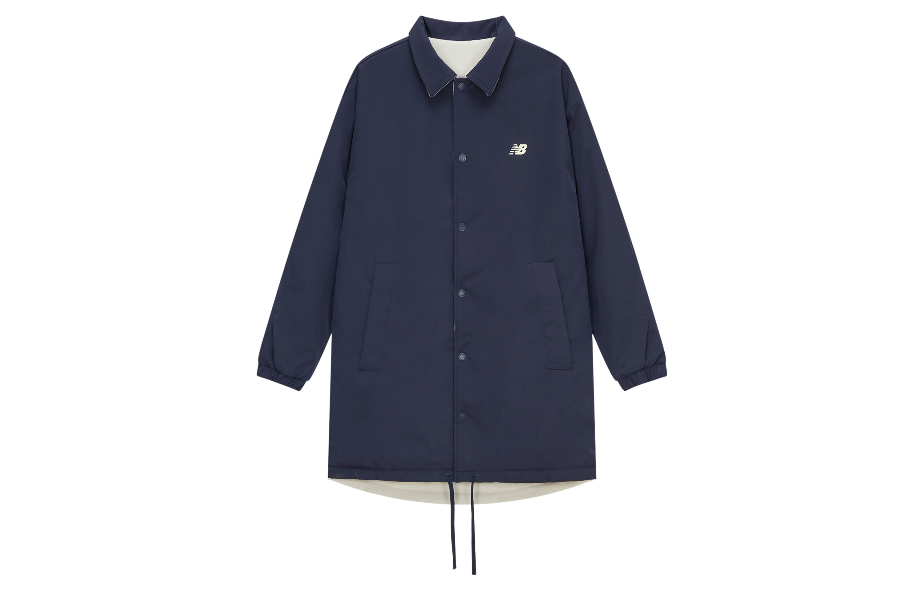 New Balance CNY Reversible Solid Color Collar Jacket Navy Blue - AMJ41350-ECL
