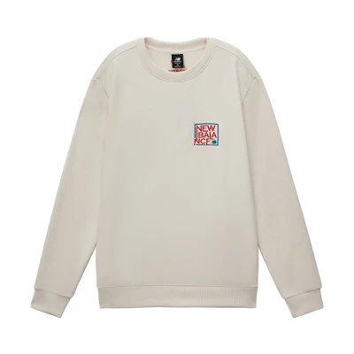 New Balance CNY Series Embroidered Logo Pullover Sweatshirt Cream AMT11309-IV