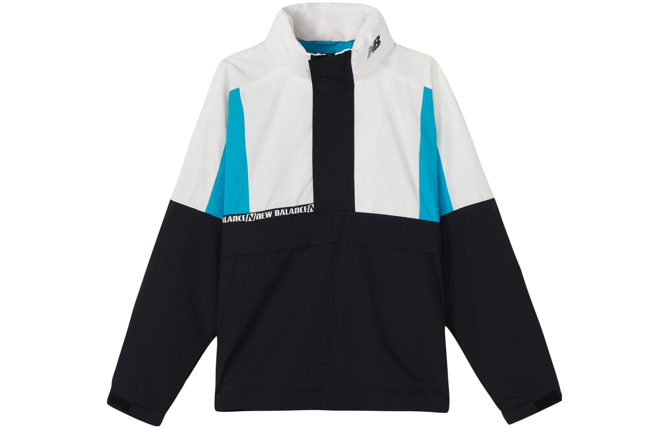 New Balance Color-Block Half-Zip Jacket Blue Unisex NAA13023-TBL