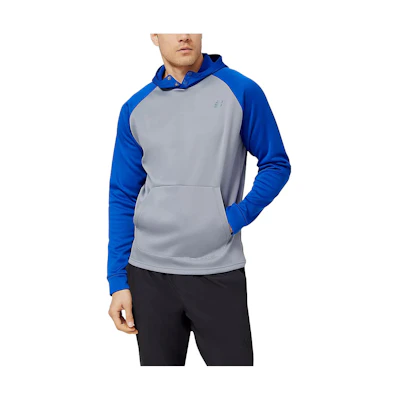 New Balance Color-Block Hoodie Gray/Blue MT21713-TRY