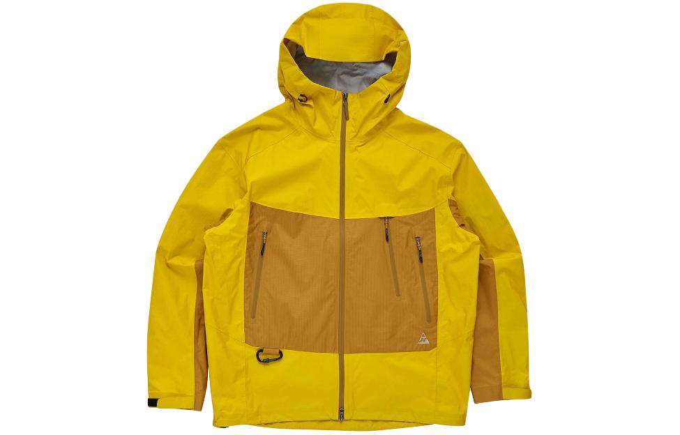 New Balance Colorblock Full-Zip Hoodie Jacket Mustard Yellow NBNMD19213-32