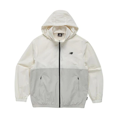 New Balance Colorblock Hooded Zip Jacket White Men’s NBNMD21023-15