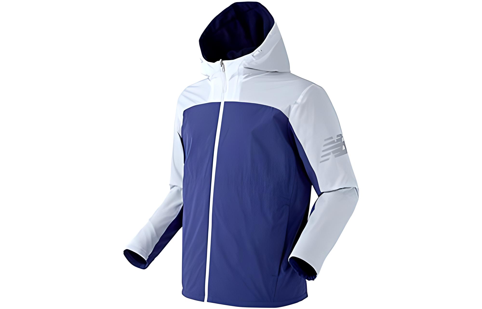 New Balance Colorblock Hoodie Full-Zip Jacket NBMDA17003-59