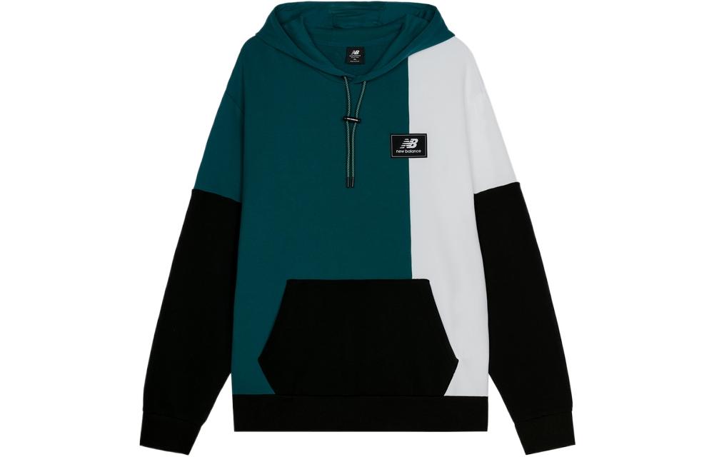 New Balance Colorblock Logo Hoodie Green AMT13504-MTL