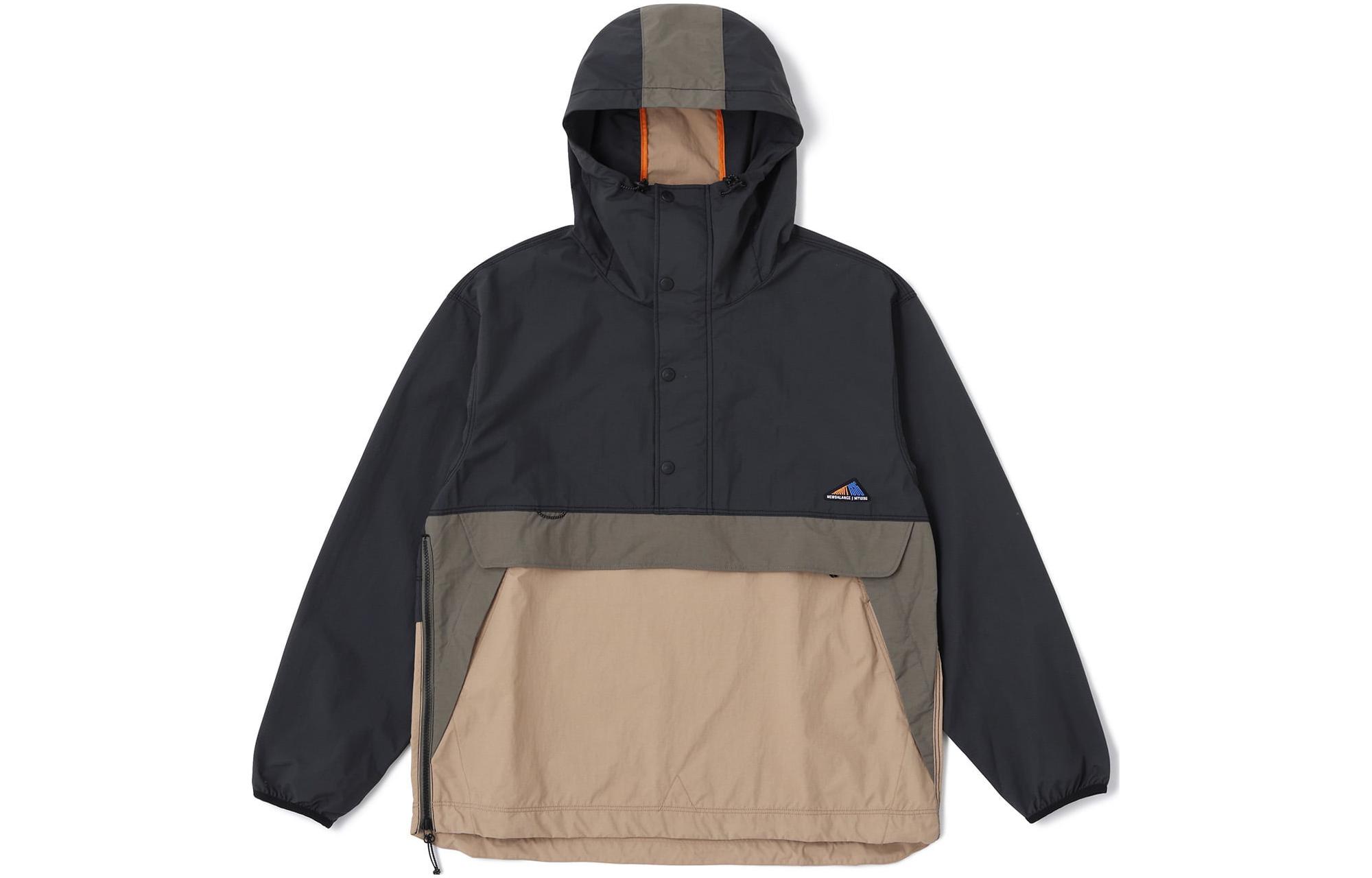 New Balance Colorblock Logo Hoodie Jacket Black JMJL2050-PHM