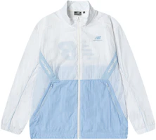 New Balance Colorblock Logo Zip-Up Jacket Unisex - Light Blue 5AC2U503-LBL New Balance Colorblock Logo Zip-Up Jacket Unisex - Light Blue 5AC2U503-LBL
